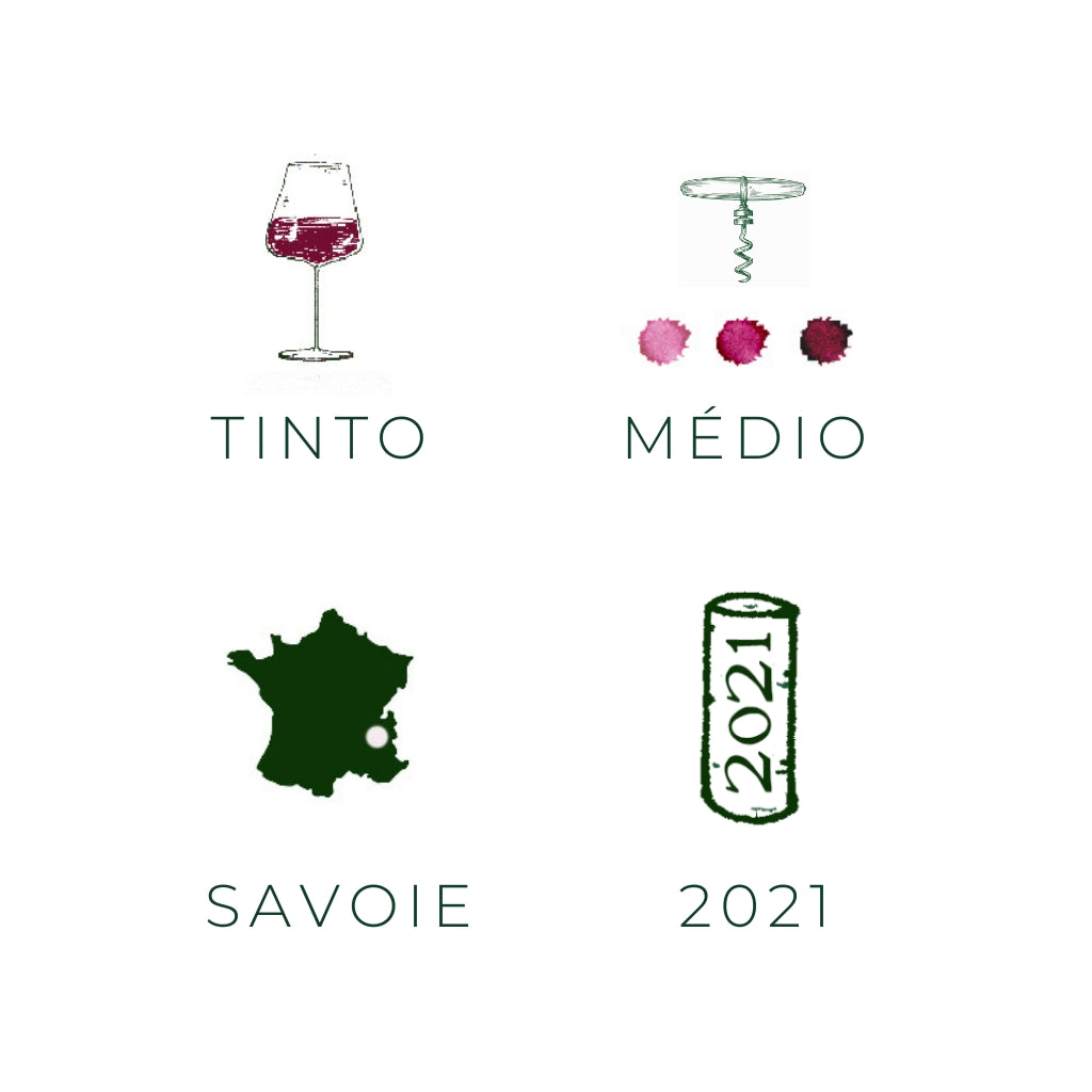 Arbin, 2017 - Vinho tinto - Vinho da França da região Savoie garrafa