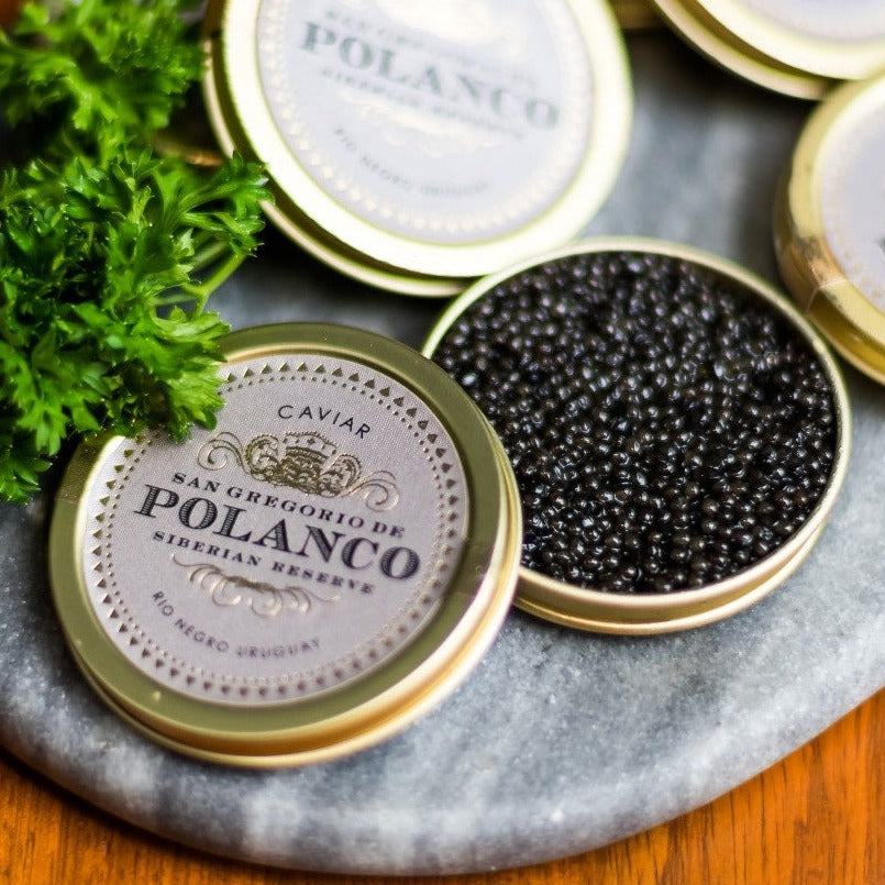 Lata Caviar Polanco - Siberian Reserve - 125g - Ovas de Esturjão