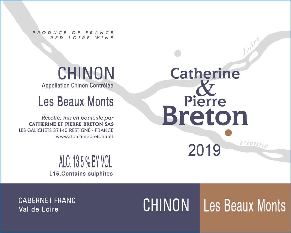 Les Beaux Mots vinho tinto Domaine Breton Loire