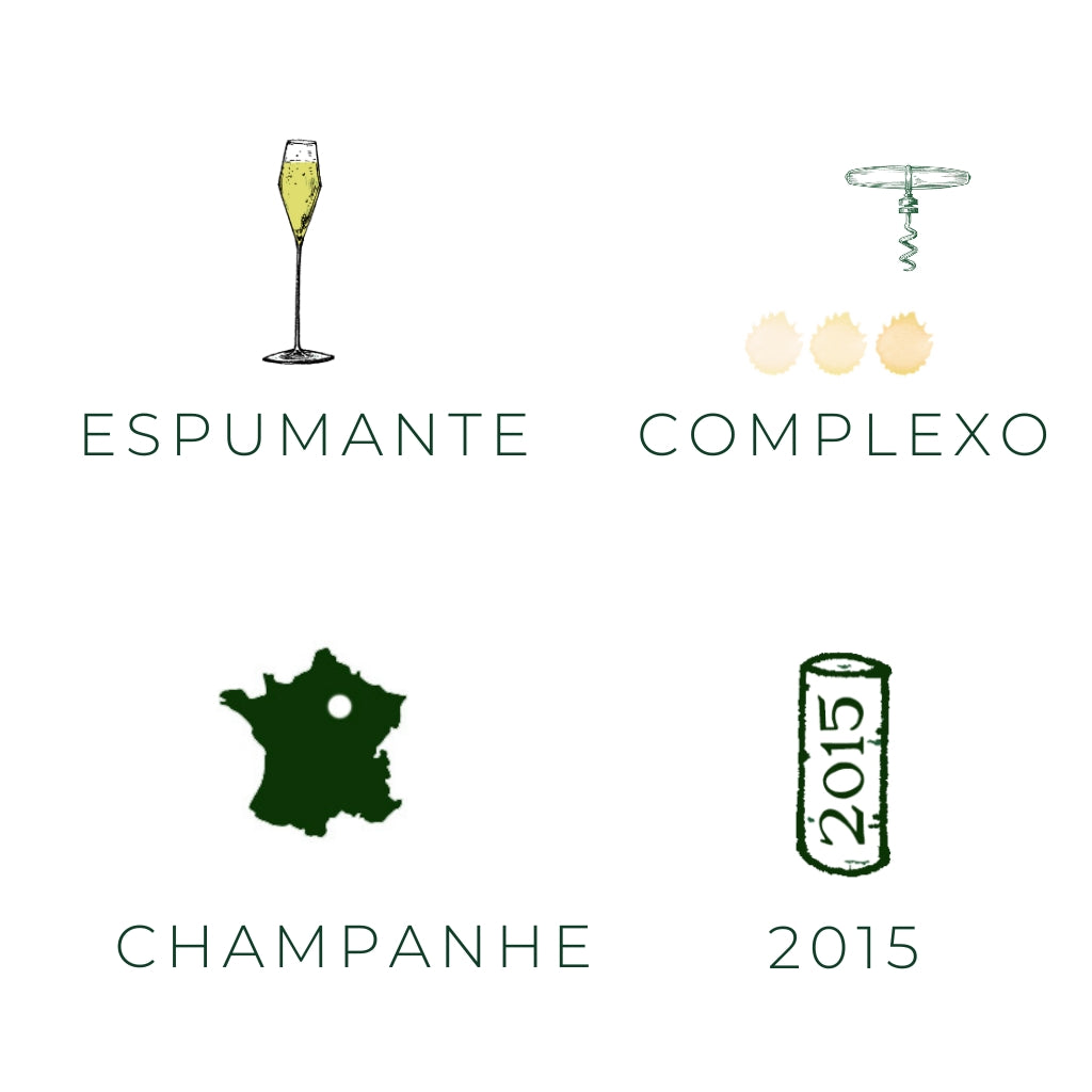 Champagne Terre de Vertus Blanc de Blancs Premier Cru Brut Nature, 2015