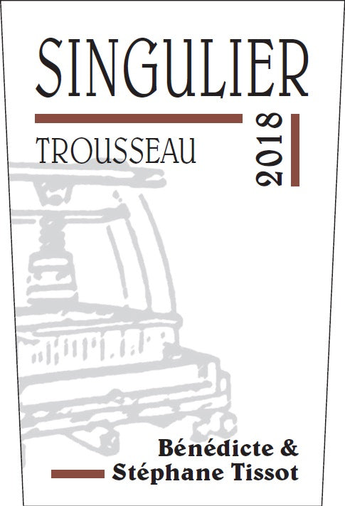 Tissot - singulier, 2018 vinho tinto jura