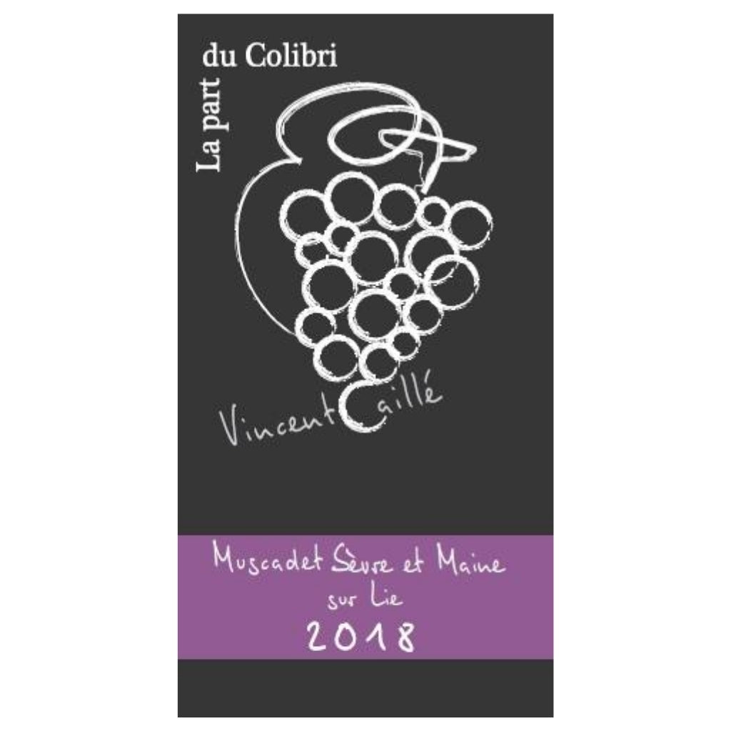 La Part du Colibri - Muscadet, 2019 - Vinho branco - Vinho da França da região Loire rótulo