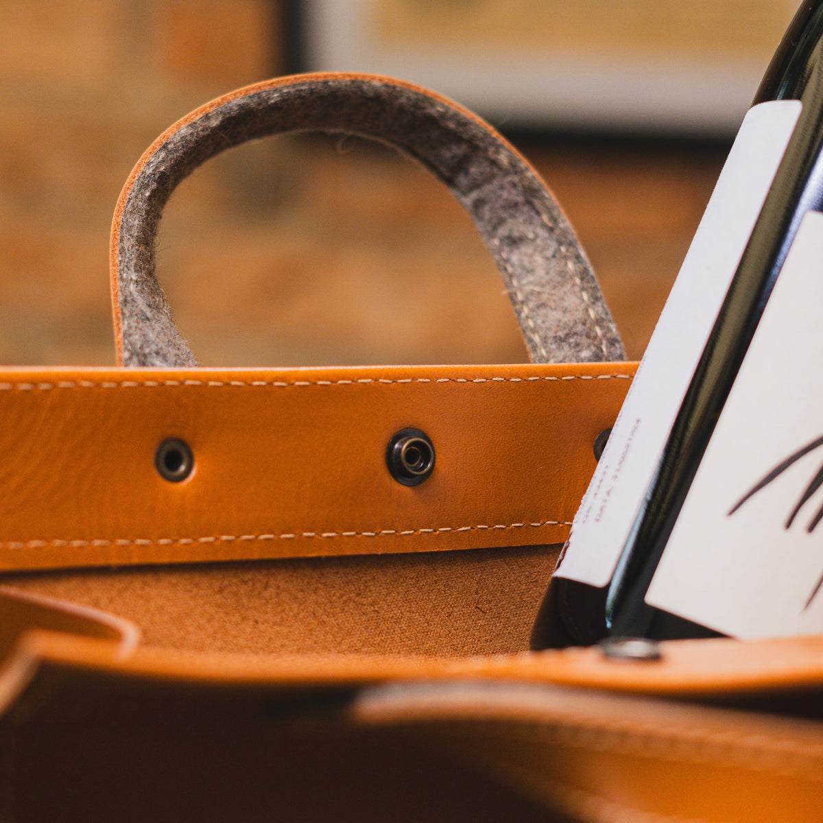 Bolsa de Couro para Vinhos - de la Croix - 2 garrafas