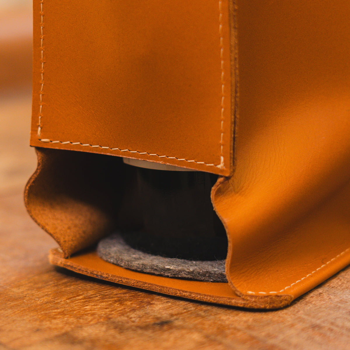 Bolsa de Couro para Vinhos - de la Croix - 2 garrafas