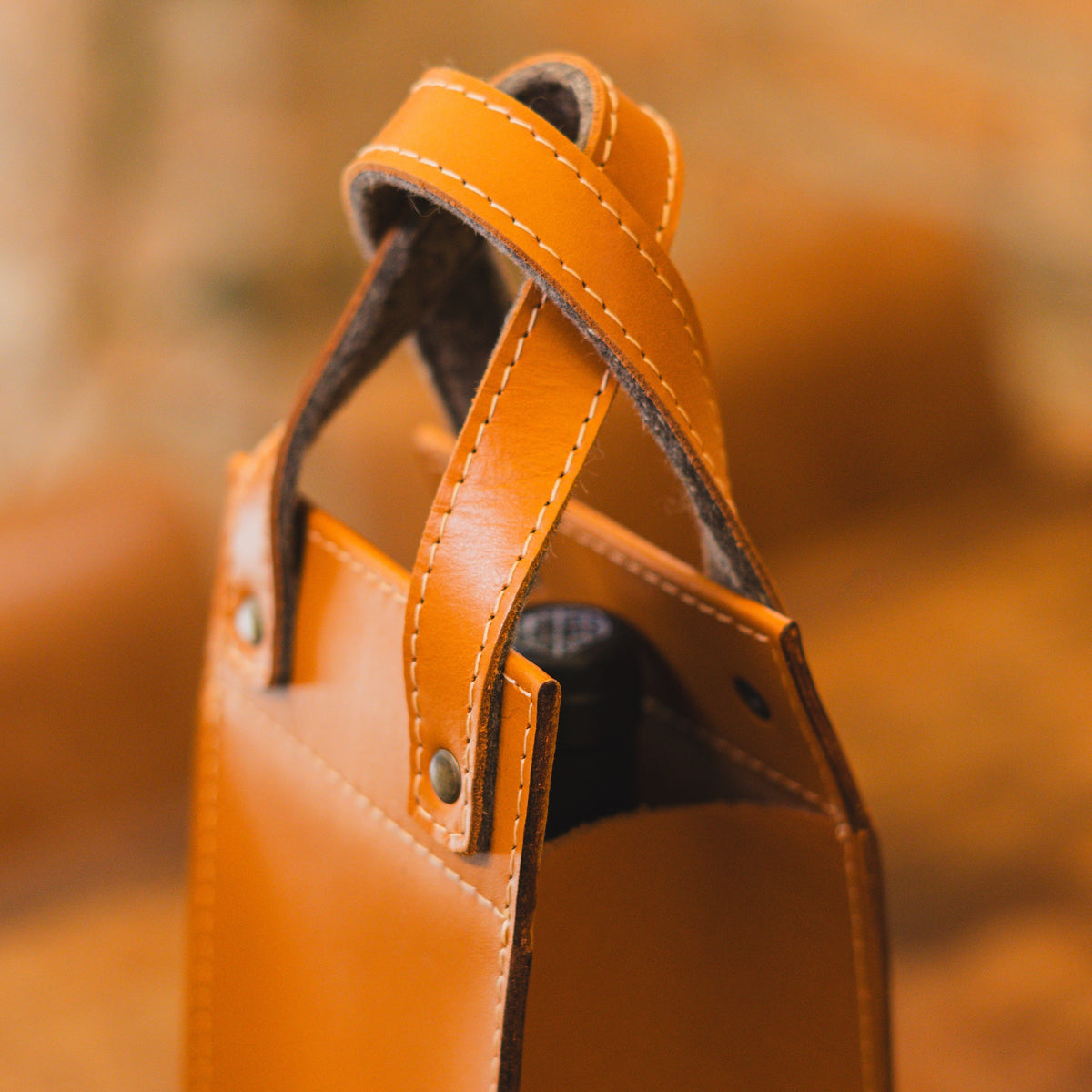 Bolsa de Couro para Vinhos - de la Croix - 1 garrafa