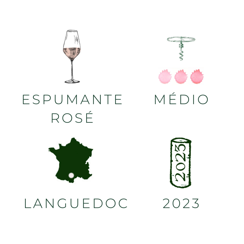 Crémant de Limoux Cuvée Emotion Rosé, 2023