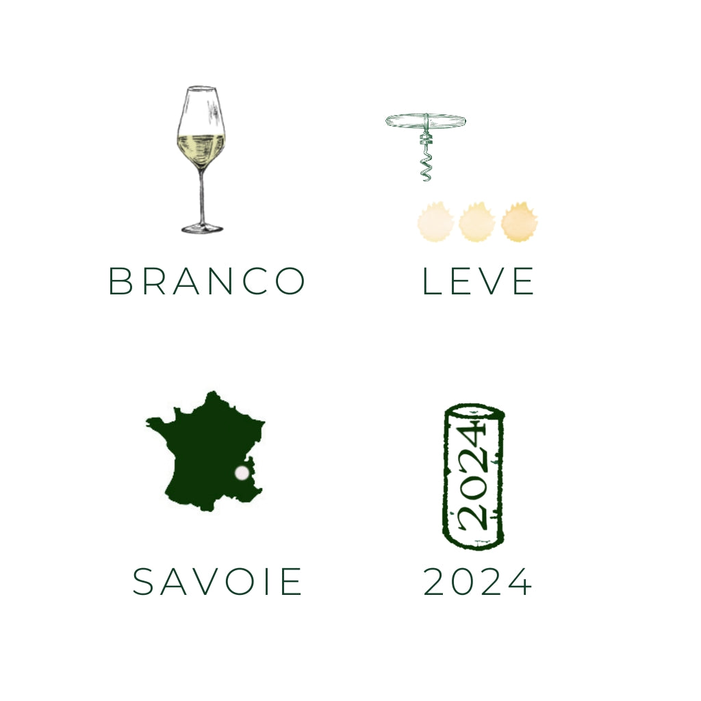 Vinho branco Cruet - Domaine de L'Idylle região Savoie garrafa