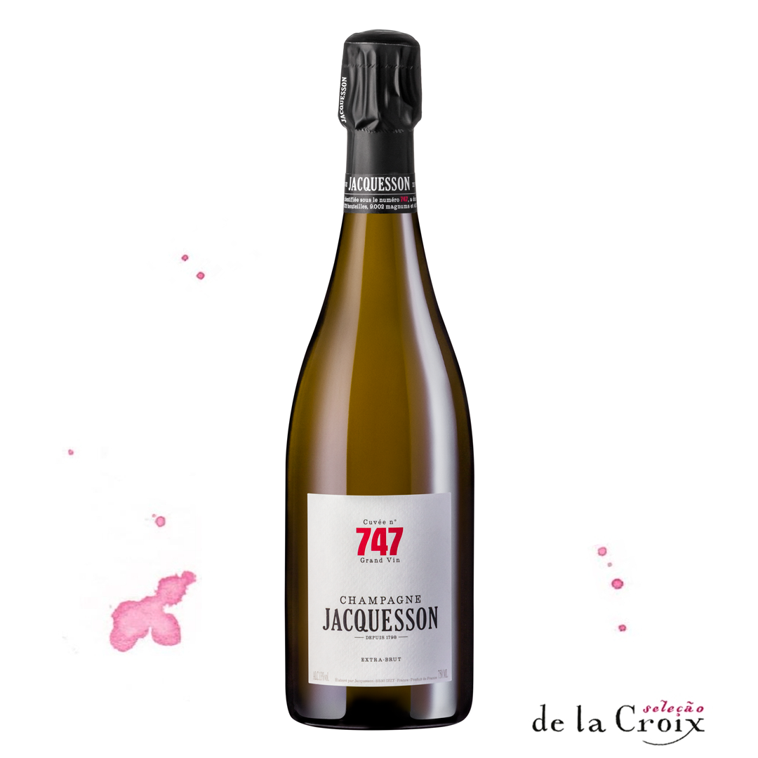 Espumante - Champagne Jacquesson Cuvée 747 - de la Croix vinhos Espumante - Champagne Jacquesson Cuvée 747 - de la Croix vinhos