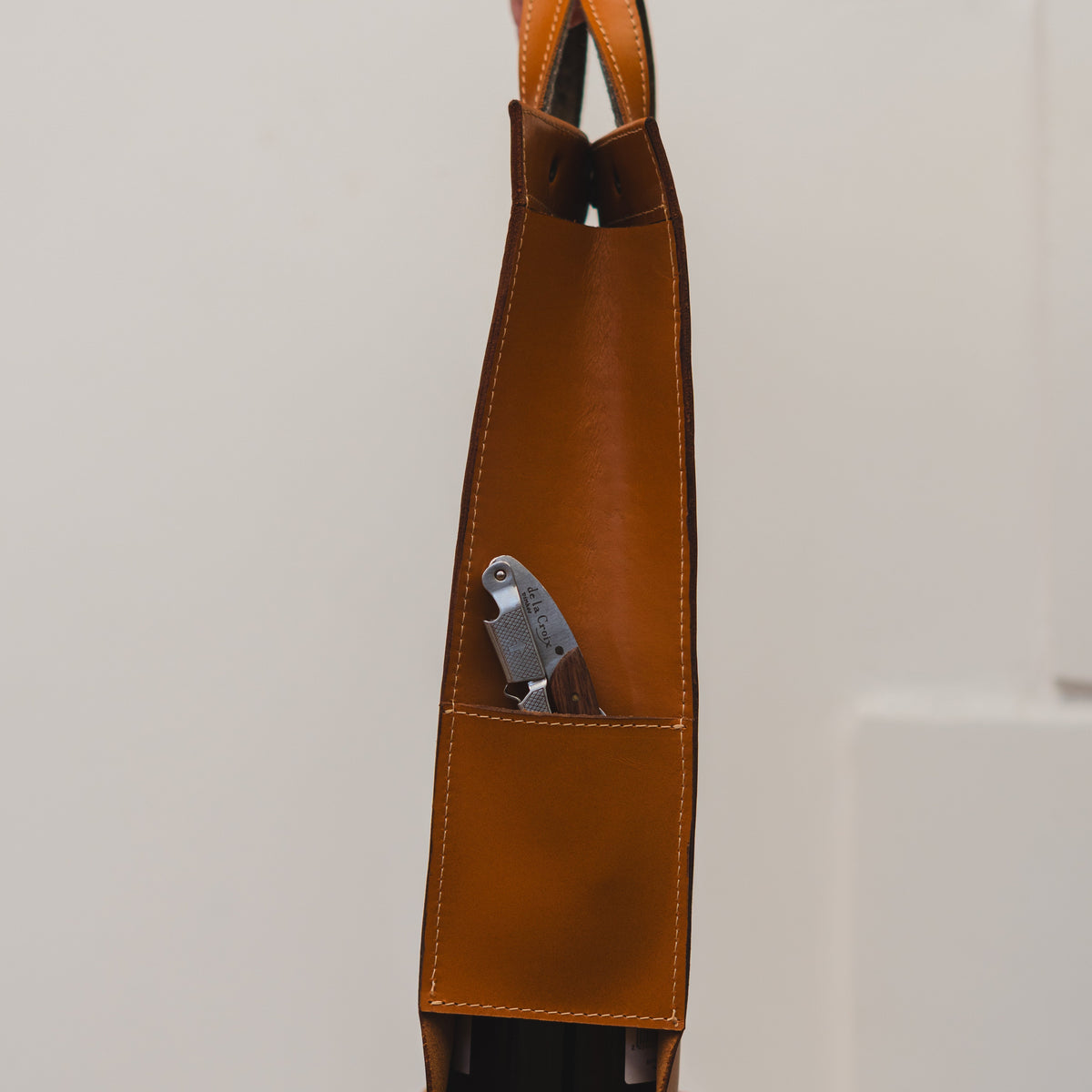 Bolsa de Couro para Vinhos - de la Croix - 2 garrafas