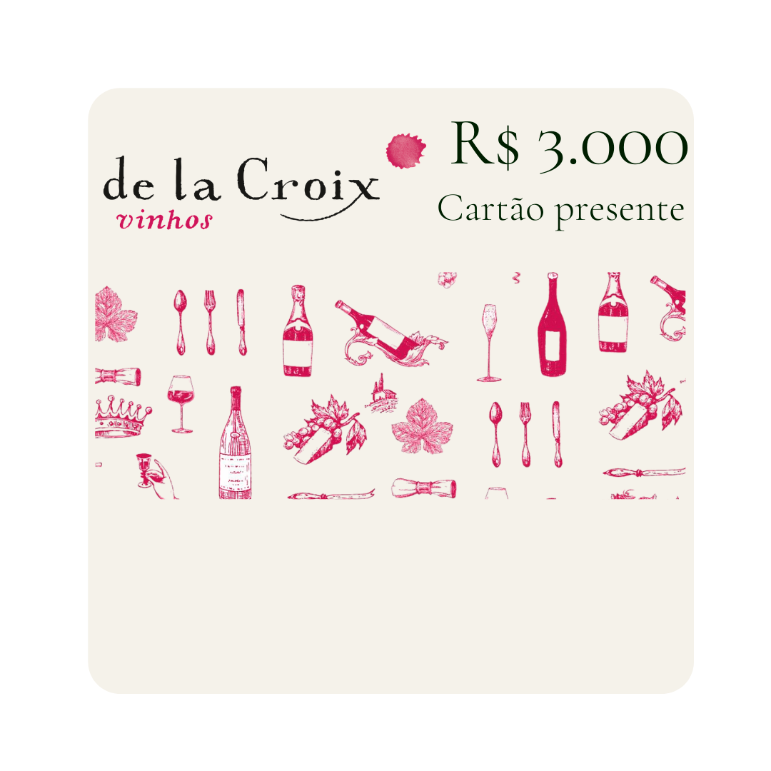 Cartão Presente de la Croix vinhos