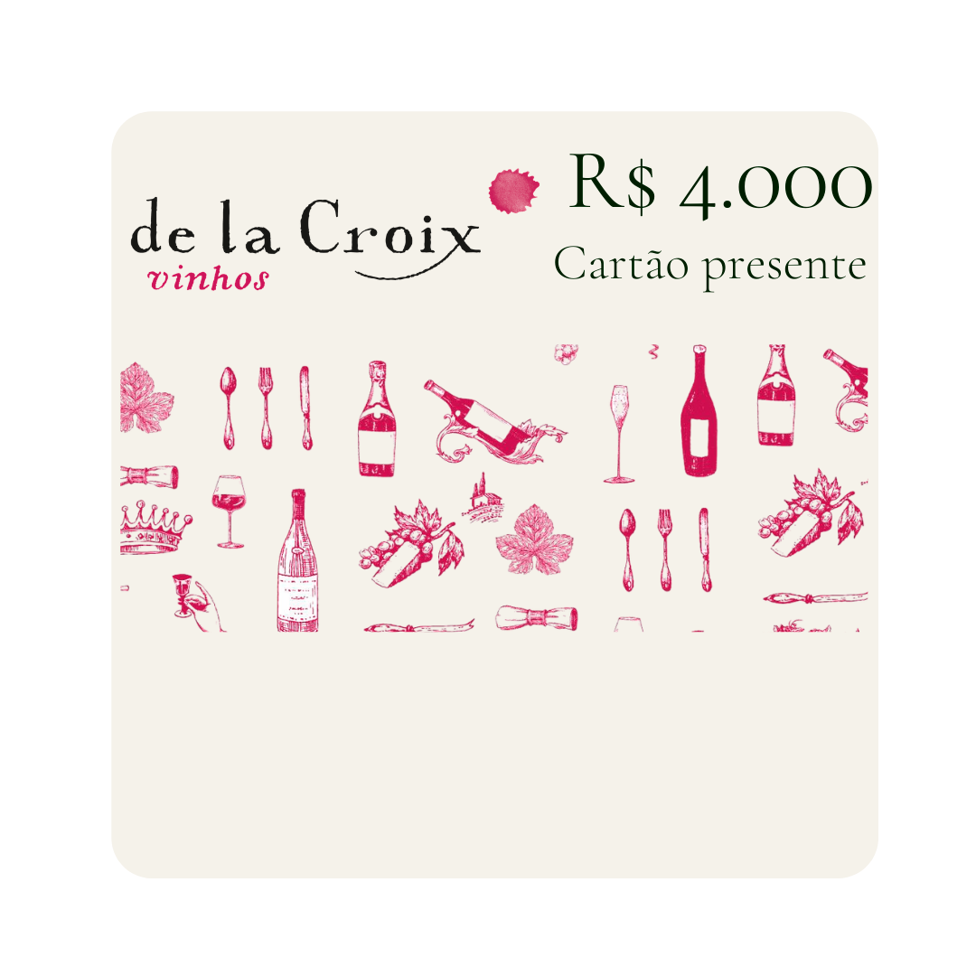 Cartão Presente de la Croix vinhos