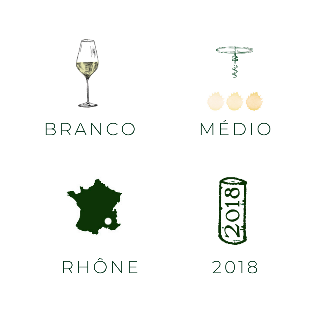Côtes du Rhône Brise Cailloux Blanc, 2019 Domaine du Coulet 