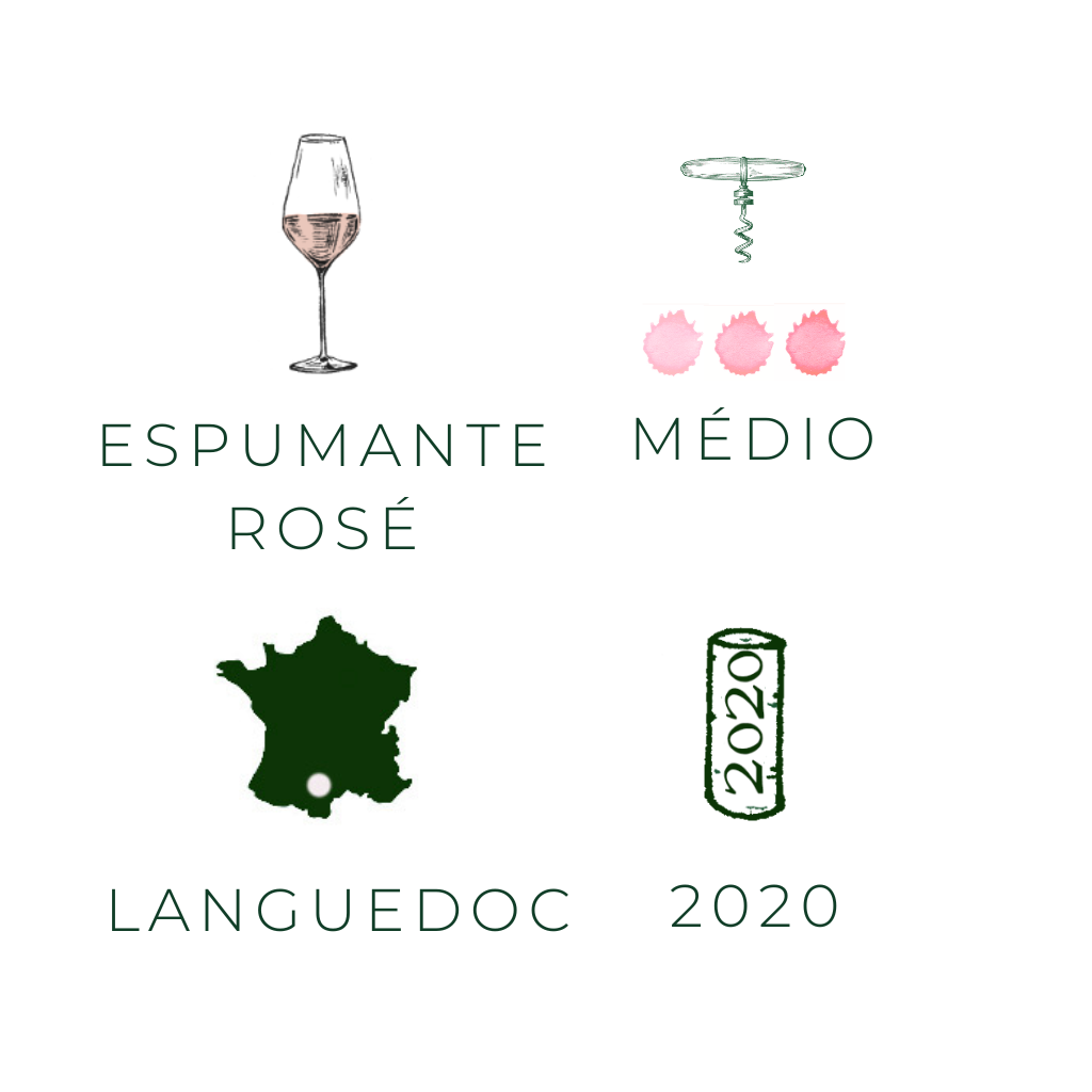 Crémant de Limoux Cuvée Emotion Rosé, 2020
