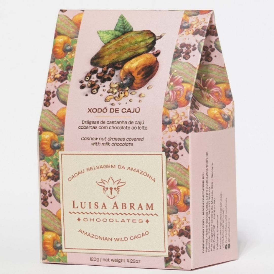 Drageas de Castanha e Caju ao Chocolate ao Leite