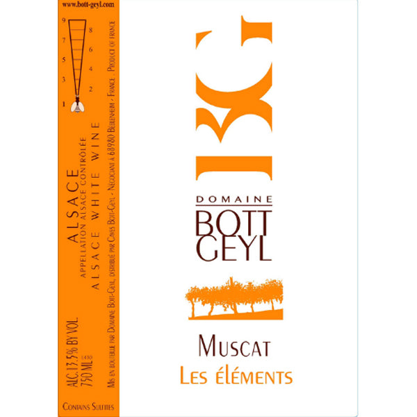 Muscat d'Alsace Les Elements - Alsácia - Domaine Bott-Geyl