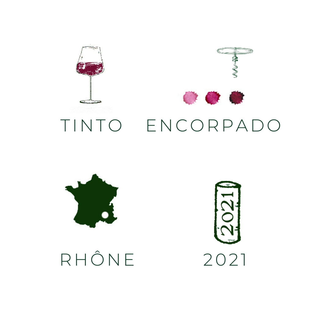 Petit Ours, 2019 vinho tinto Rhône Domaine du Coulet Matthieu Barret