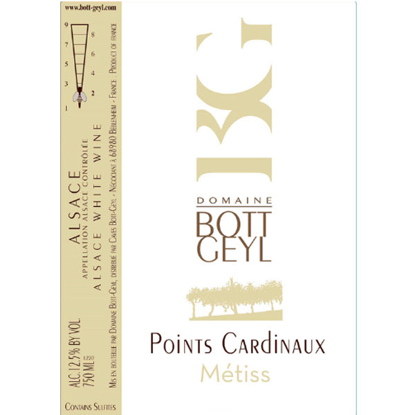 Points Cardinaux Métiss, 2017 - Vinho branco - Vinho da França da região Alsace