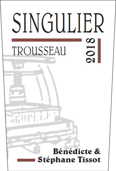 Trousseau Singulier Magnum 2018 - Vinho tinto - Vinho da França da região Jura