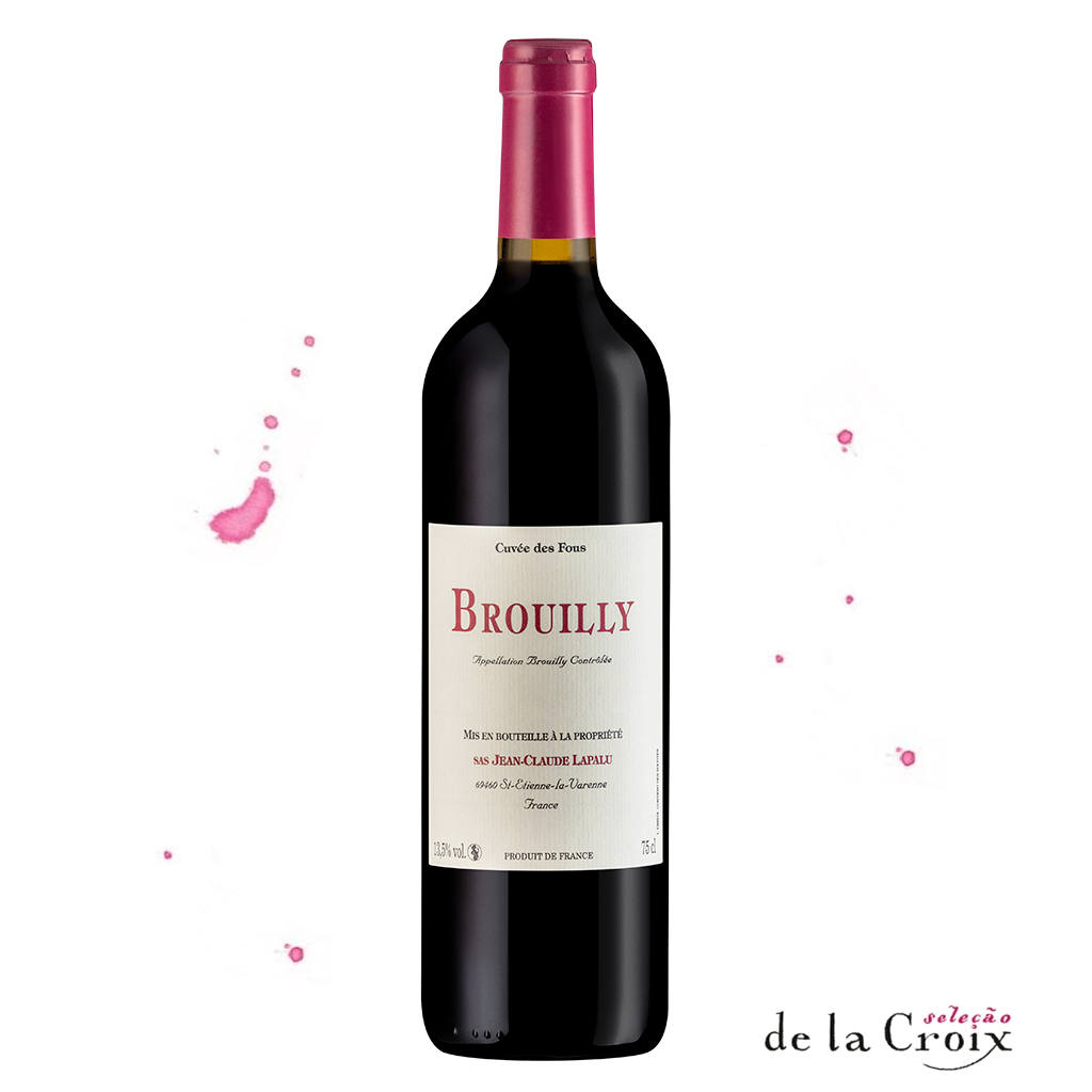 Brouilly - Cuvée des Fous, 2018 - Vinho tinto - Vinho da França da região Beaujolais