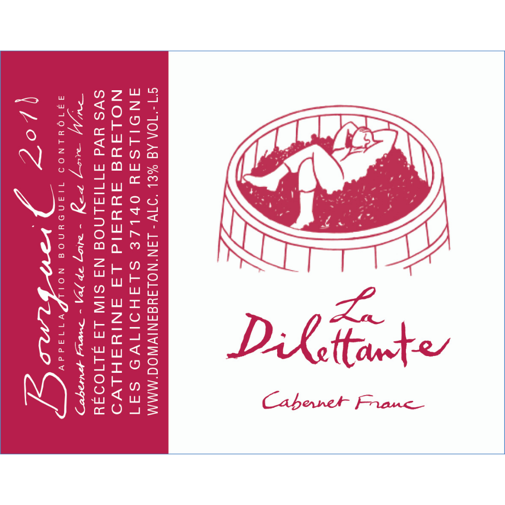Domaine Catherine et Pierre Breton vinho tinto Loire - La Dilettante Rouge, 2019