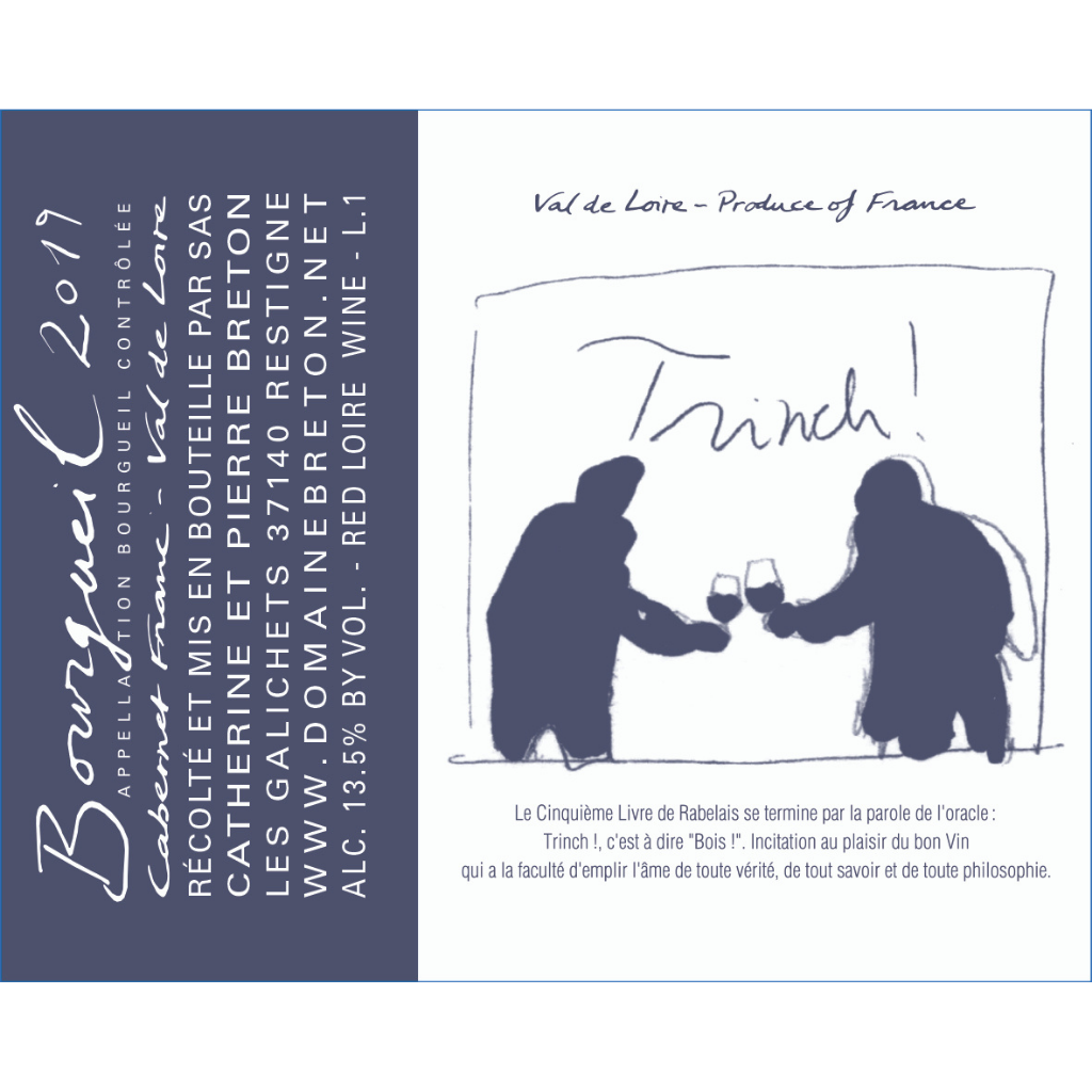 Domaine Catherine et Pierre Breton vinho tinto Loire- Trinch, 2020