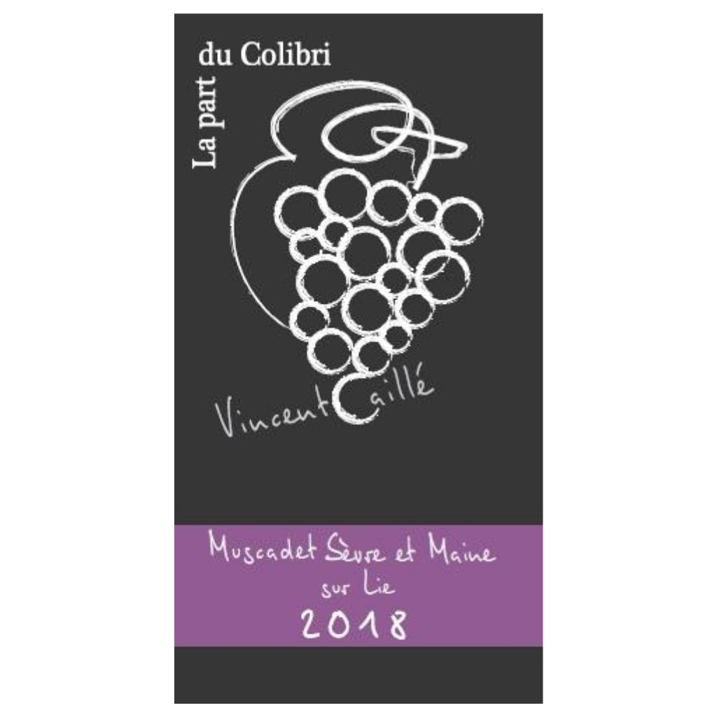 La Part du Colibri - Muscadet, 2019 - Vinho branco - Vinho da França da região Loire