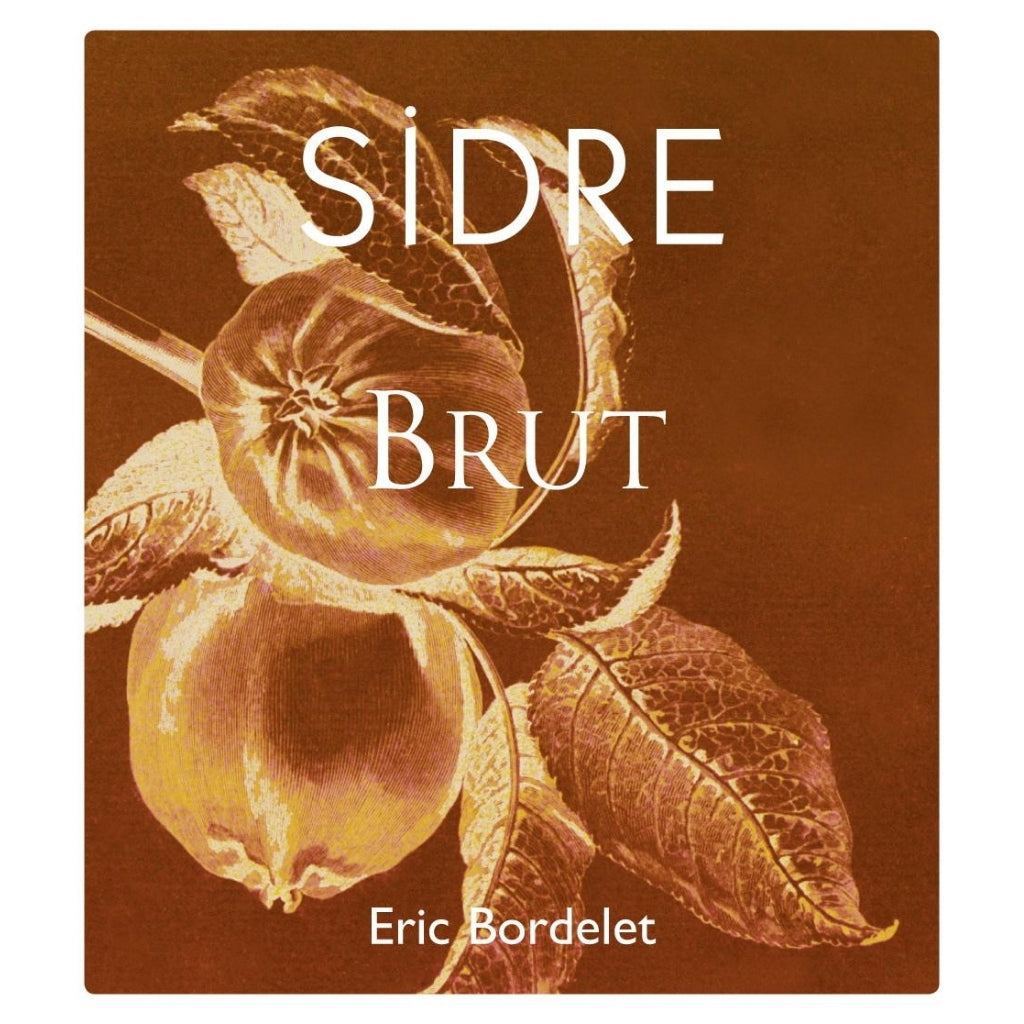 Sidre Brut - Espumante de maçã - Rótulo de garrafa de vinho da França da região Normandia